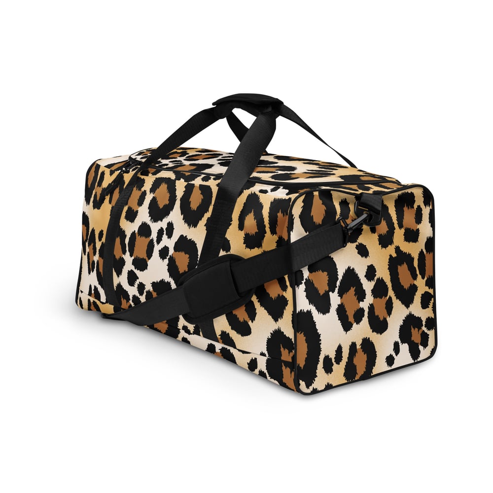 Image of Duffle bag Leopard Design