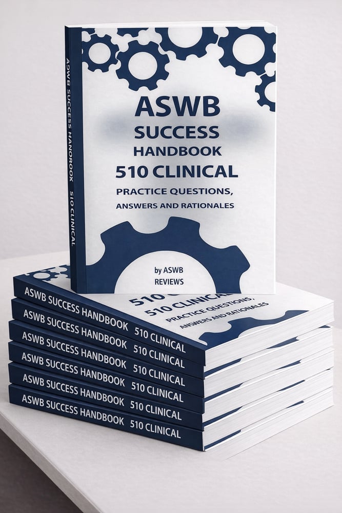 Image of ASWB SUCCESS HANDBOOK - CLINICAL PRACTICE TESTS. 
