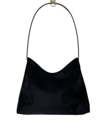 Image 1 of Nylon Metal Handle Hobo Bag