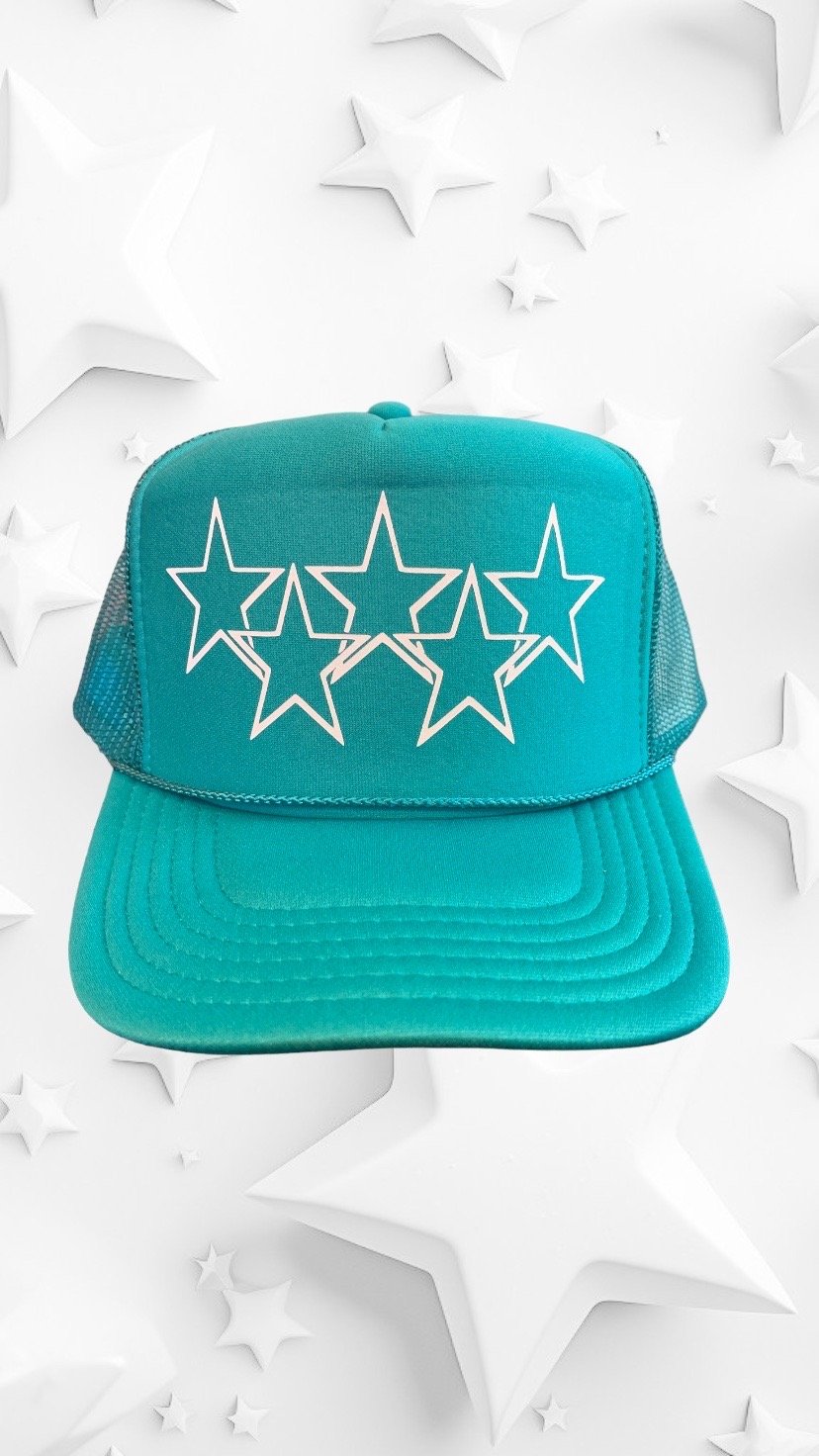 Ambitious Stars Trucker Hat (Turqouise Star)