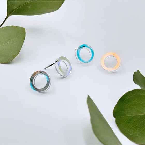 Image of Náušnice Hope duhové