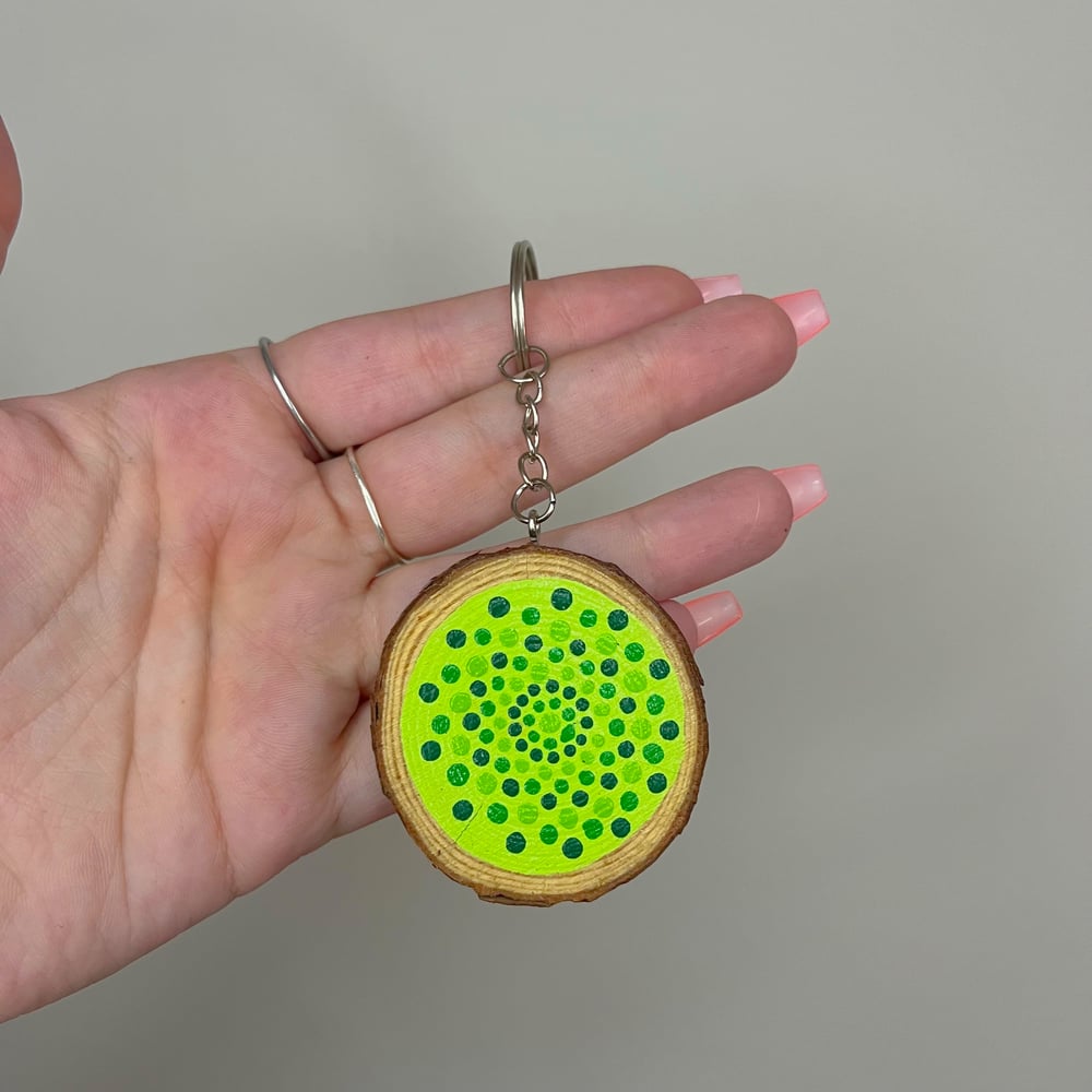 Image of mandala keychain