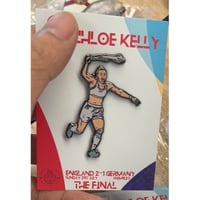 Chloe Kelly Euro 2022 final celebration badge