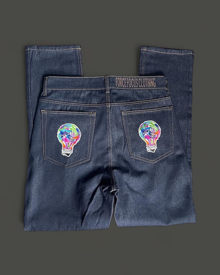 STAPLE RAW DENIM JEANS Image 4