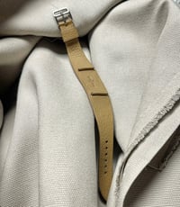 Image 1 of One Piece Bund Strap - Beige French Calfskin