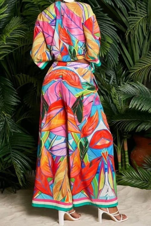 Image of Floral Two-Piece Set