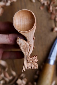 Image 3 of Long Tailed tit in the Hawthorn Tree- Coffee Scoop 