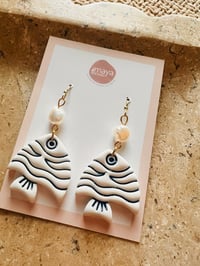 Hand-painted Blue White Fish 