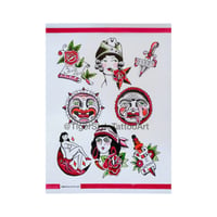 Image 1 of Bert Grimm Inspired Flash Sheet, High Quality Print