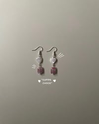 Handmade Bead Earrings - “Cupid’s Choice”