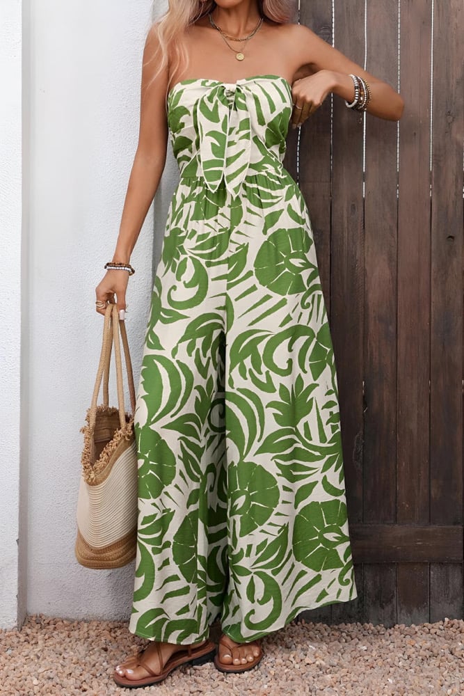 Image of Green Leaf Romper