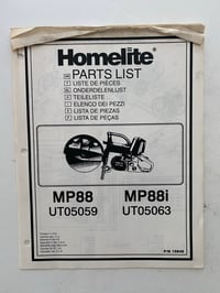 Image 9 of (8) Homelite Shop Manuals / Parts Lists