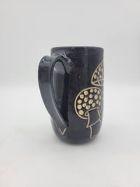 Image 3 of Black Mushroom Mug 