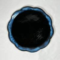 Image 1 of Glazed Scalloped Plate