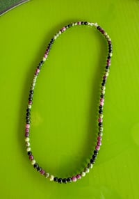 Semi Precious Purple Tones Beaded Necklace