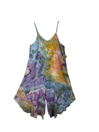 Image 2 of L Woven Wide-Leg Jumpsuit with Pockets in Appalachian Sunset Ice Dye