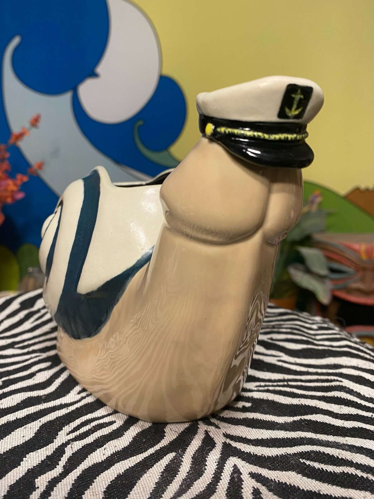 The Original Sailor Jerry Spiced Rum Brown Ceramic Tiki Mug