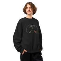 Image 9 of Batty Threads Oversized heavyweight sweatshirt