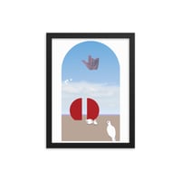 Image 2 of Aries: Optimistic Leadership Framed poster