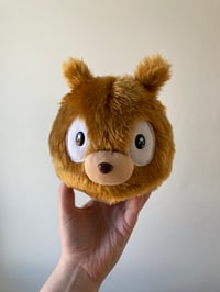 Image 1 of Honey brown Woff plushie from Hilda cartoon - made to order