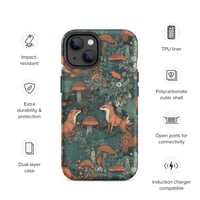 Image 22 of Boho Nature Cottagecore Inspired Fox Among Mushrooms Tough Case for iPhone®