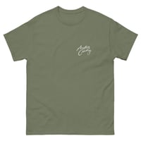 Image 3 of austin/crosley t shirt front and back logos