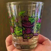 Image 3 of ITSY TIPSY SPIDERS 15oz Full Color Limited Mai Tai Cocktail Glass