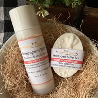 Image 1 of Beekeeper’s BEST Wild Honeysuckle Goat Milk and Honey Body Lotion and Triple Butter Soap Duo