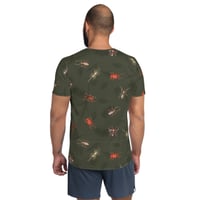 Image 4 of Arachnids Athletic tee - green