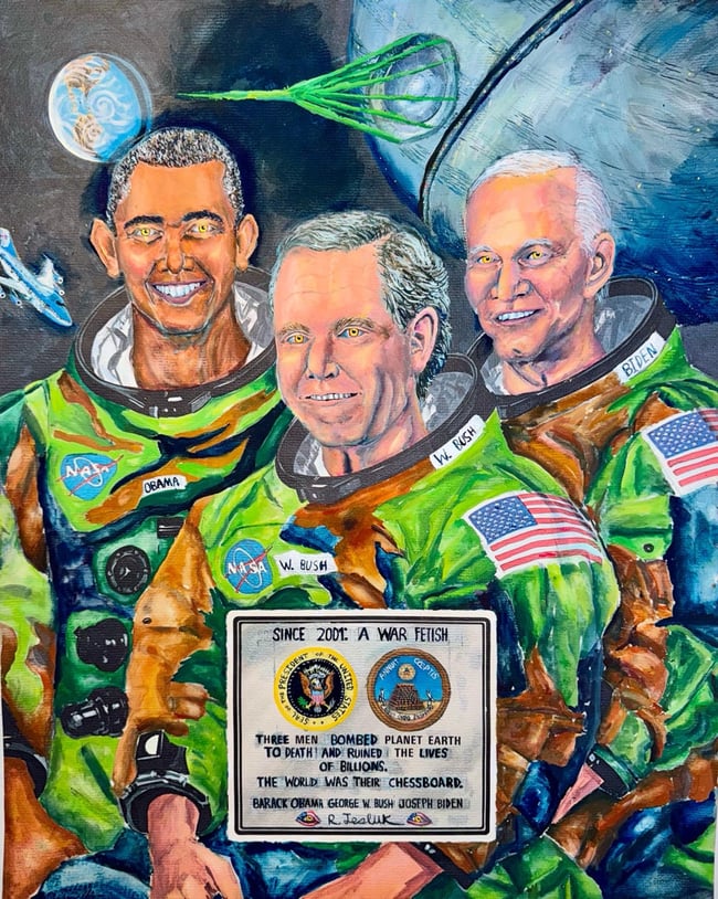 War Fetish-Original Painting 