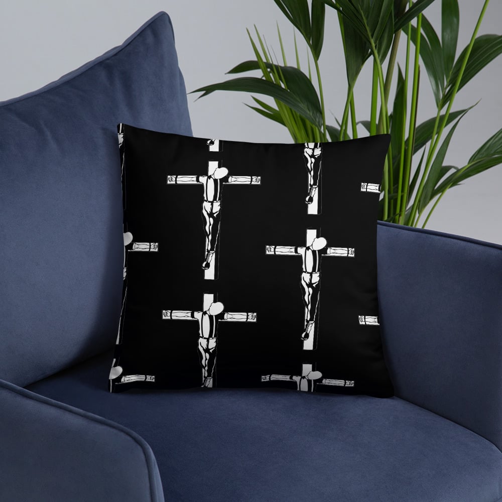 CRUCIFIED Basic Pillow 18X18 inches