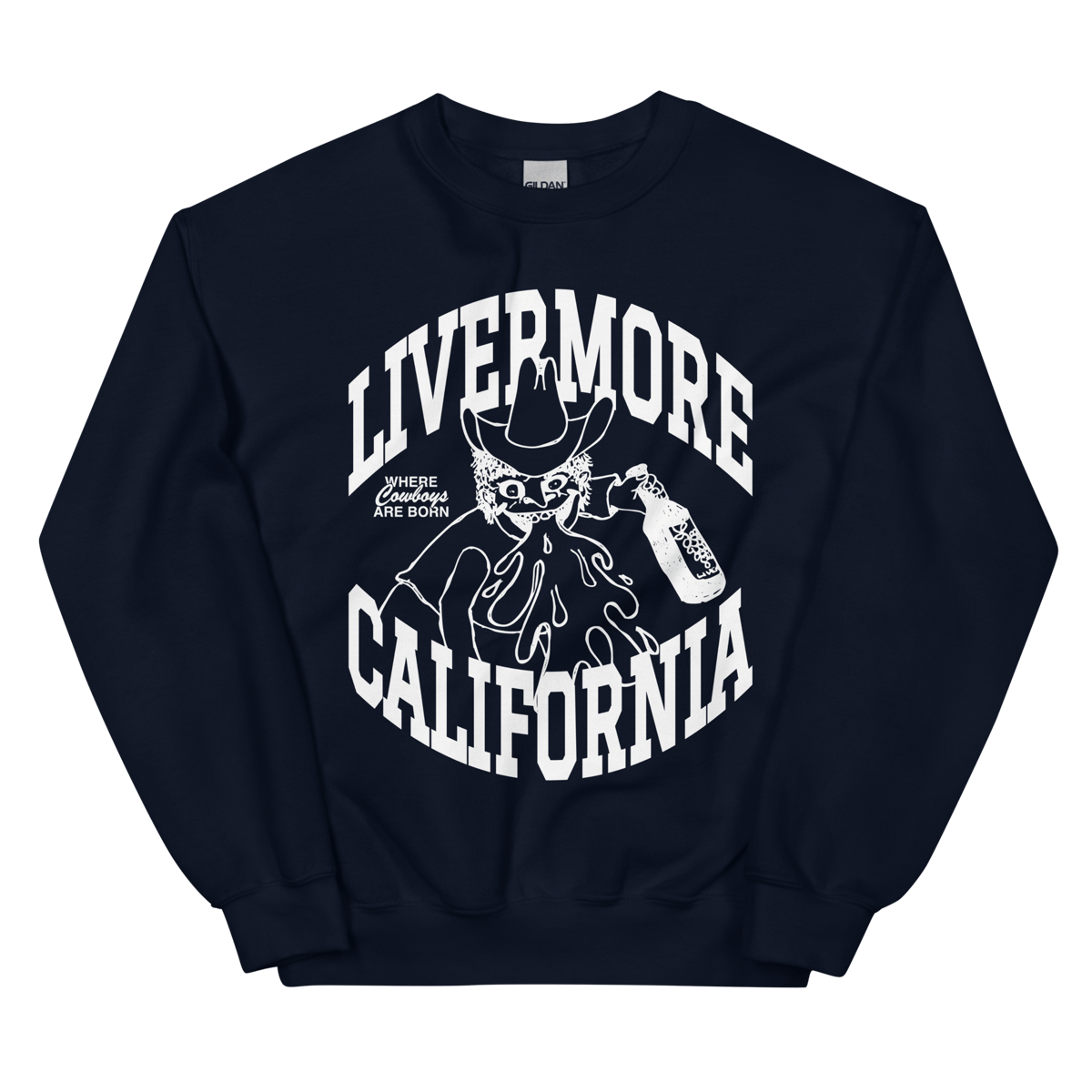 Image of Cowboy Crewneck (Navy)