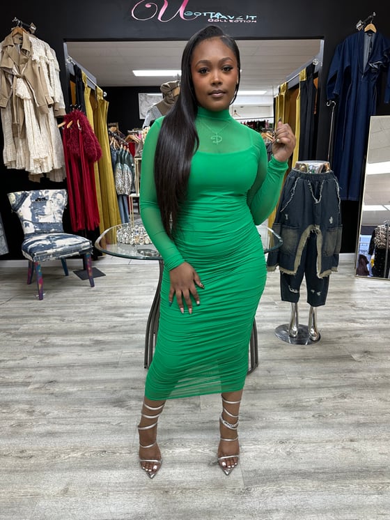 Image of Green Ivy Dress