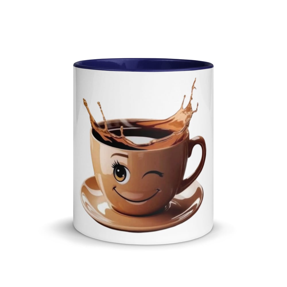 Image of Good morning Coffee mug with Color Inside