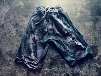Image 1 of Baggy Denim Jorts Blue