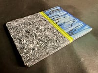 Image 3 of Spalted Tamarind & Fat Carbon GLOW Segmented Knife Scales