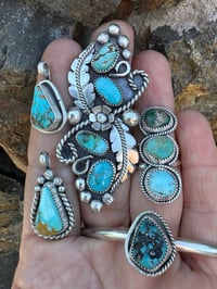 Image 3 of King’s Manassa Turquoise Pendant