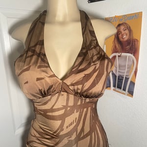Image of YINES BROWN DRESS