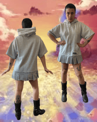Image 4 of sporty and cute dress grey
