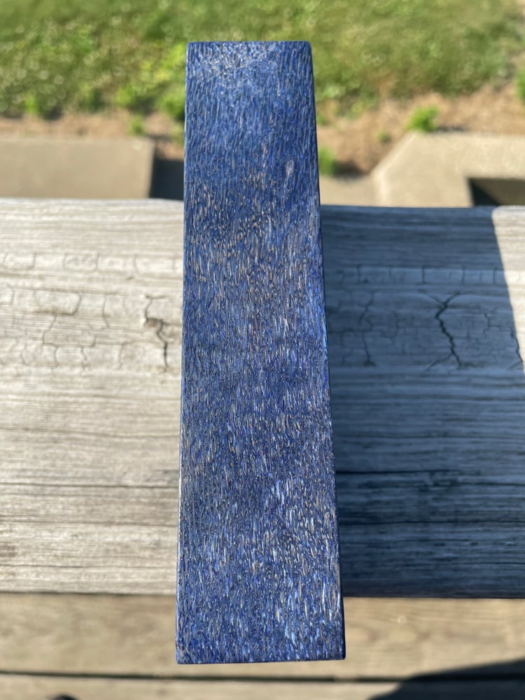 Image of Blue Hawaiian Silk Oak Knife Block