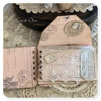 Image 2 of Junk Journal lace samples book envelope
