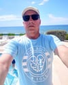 Sky Blue White Mind, Body & Sole T Shirt
