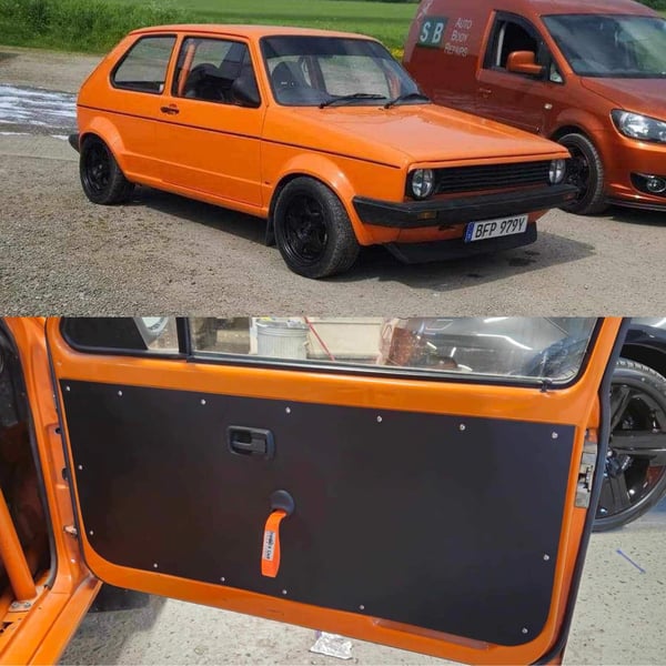 Image of VW Golf MK1 - Track Car Door Cards