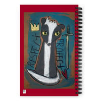 Image 2 of Spiral notebook Skunk Knight
