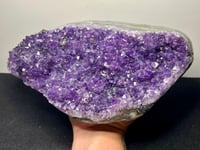 Image 15 of Large Amethyst & Polished Agate Statement Piece #3008