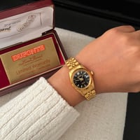 Image 7 of Vintage Dufonte Lucien Piccard Watch 🖤✨- With Original Box