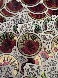 Image 1 of *GLITTER* Lost in the Supermarket Sticker II