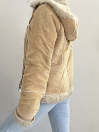 Image 3 of 00s Velvet beige jacket // M 