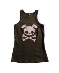 Image 1 of Skull Puppy tank ૮꒰ ˶• ༝ •˶꒱ა (M)