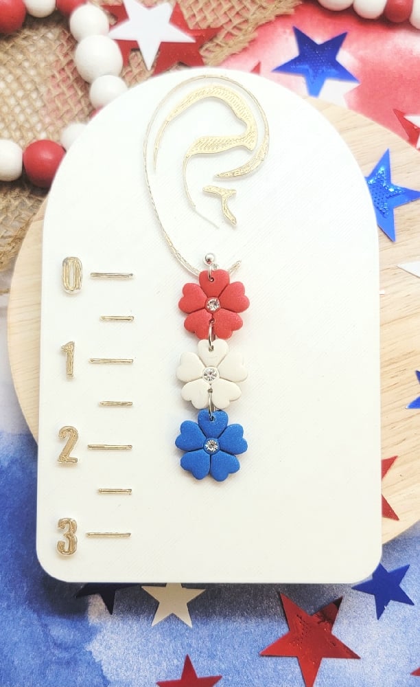 Image of Firework Floral Dangles 